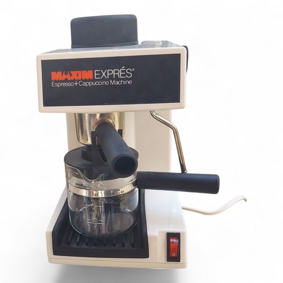 Vintage Maxim Espresso Cappuccino Maker Coffee Machine Tested Retro - Picture 1 of 8